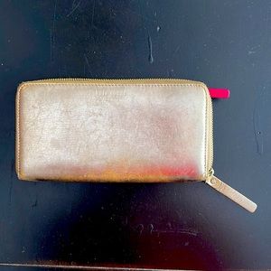Kate Spade metallic wallet